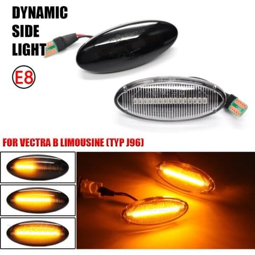 LED Turn Repeater Side Signal Lights Flashing Intermittent Mirror For Opel Vectra B CC Caravan Limousine Typ J96 1995-2003