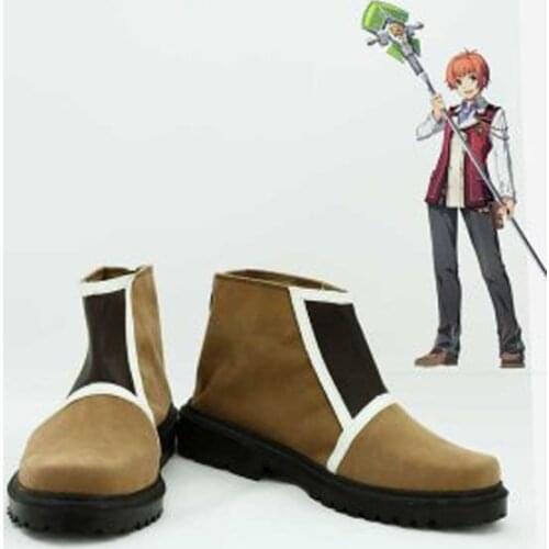 The Legend of Heroes Sen no Kiseki Eliot Craig Halloween Cosplay Boots Shoes Anime Party Cosplay Boots Adult Men Shoes