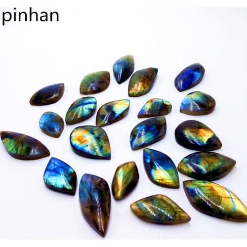 15pcs High quality natural quartz crystal Labradorite, natural, stones, and, minerals, Pinhan