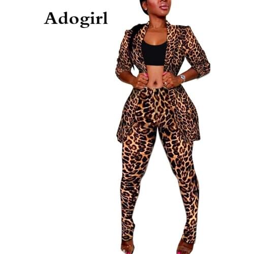 Womens Suit Plus Size Camo Leopard Two Piece Set Women Rave Festival Top +Pant 2 Piece Matching Sets Sexy Birthday Club Outfits