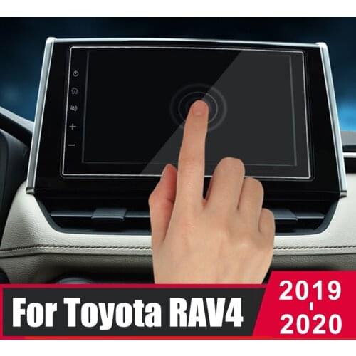 10.1inch For Toyota RAV4 RAV 4 2019 2020 Tempered Glass Car Navigation Screen Protector Touch Display Screen film Anti Scratch