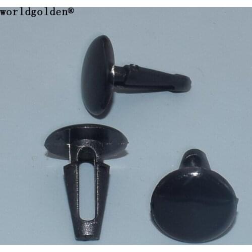 Worldgolden 10pcs auto fasteners Retaining Clip for Toyota#90467-07050(9046707050) Nissan#01553-00172(0155300172)