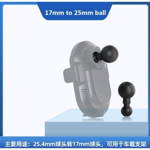 25mm to 17mm Extension Composite Ball Adapter for Industry Standard Dual Ball Socket Mounting For Garmin- GPS Brackets Ram
