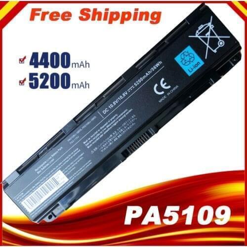 Special price Battery for Toshiba Satellite C55 C50 PA5109 L830 PA5024-1BRS S845 S845D S870 S870D L70 PA5024U-1BRS Free shipping