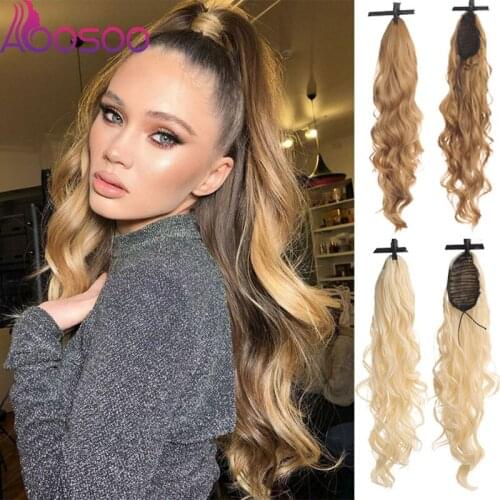 Накладные хвосты AOOSOO HAIR China At AliExpress