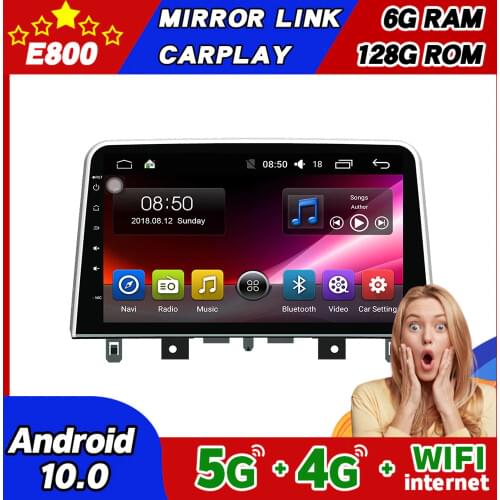 NEW 6GB Ram 128GB Rom 9 Inch 2Din Car Radio Android 10 Multimedia Autoradio Bluetooth Stereo For JAC Refine S3 2017 Navigation