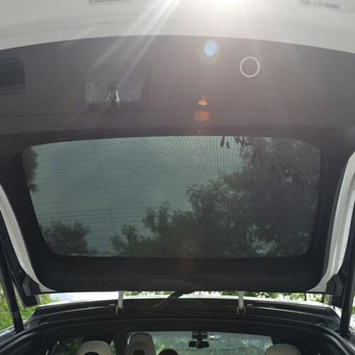 Car Mesh Sunshade Foldable Wings Sunroof Shade Heat Isolate Cloth UV Resistant For Tesla Model X Modified Auto Accessories