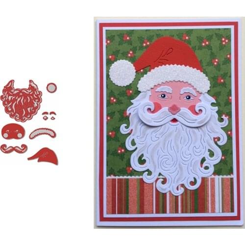Santa Clauss Dress Up Decorative Crafts Embossing Die Cuts Santa Claus Metal Cutting Dies New 2020 Diy Scrapbooking Photo Album