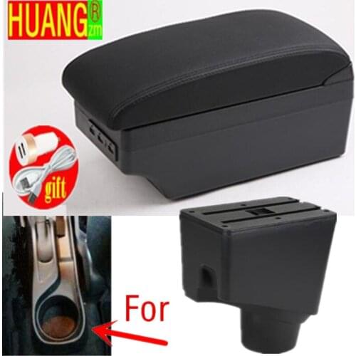For Toyota Yaris Armrest For Toyota Yaris hybrid Car Armrest box 2020 2019 2015-2021 Retrofit parts Interior Storage box USB LED