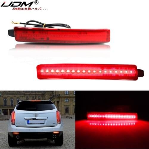 IJDM For 07-12 GMC Acadia For 10-16 Cadillac SRX Chevrolet Traverse Red Function as Tail,Brake&Rear Fog Lamps, Amber Turn Light