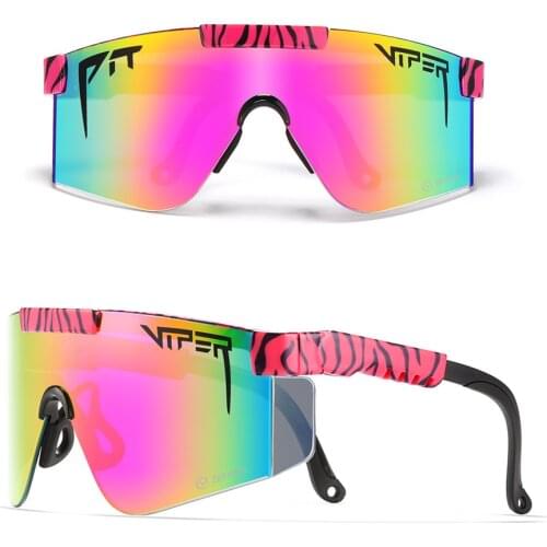 Cool Oversized Sunglasses Pit Viper Mirror Z87 Lens Quality Unbreakable Frame Flexible Sports Goggles Windproof With Free Box