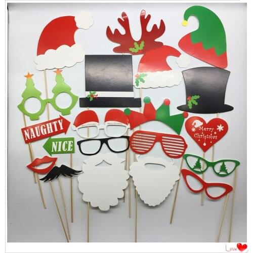 LIFE MAGIC BOX Christmas Party Photo Booth Classic Vvintage Photo Props Backdrops Backgrounds