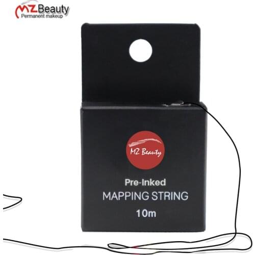 Microblading marking line pre-inked mapping thread tattoo accessories Semi-permanent location line Pre Inked 10M MAPPING STRING