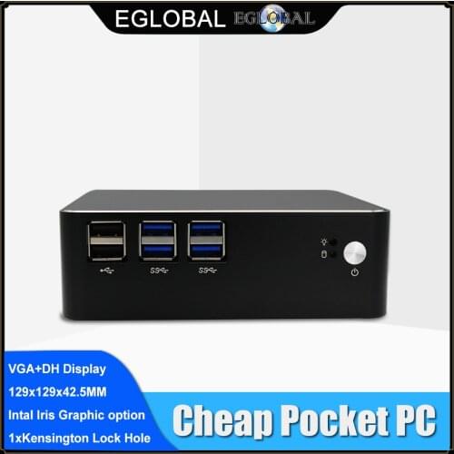 Windows 10 Mini PC Computer Intel Core i5 4200U i3 4010U 4K Support HDMI VGA WiFi DDR4 RAM Energy-saving Minipc NUC