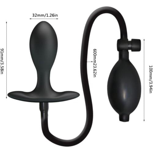 New Large Inflatable Butt Plug With Air Pump Expanding Dilator Dildo G-Spot Massager Adult Sex Toys