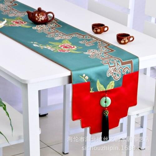 New ethnic style table runner high quality wholesale embroider table runner for wedding hotel dinner party