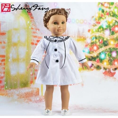 Doll Clothes Muticolor Wear Floral Dress For 18 Inch American y Clothes 43 CM Accessories Girls Gift& New Born Bab