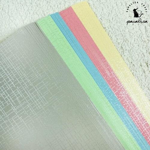 Panalisacraft 10pcs 5 colors A4 Mixed Colors silver texture paper Premium Card Pack 180GSM heavy weight Craft Paper Card Paper