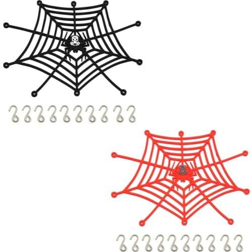 Silicone Elastic Luggage Net for 1/10 RC Crawler SCX10 90046 Tamiya CC01 D90 Traxxas TRX4 Upgrade Parts Accessories