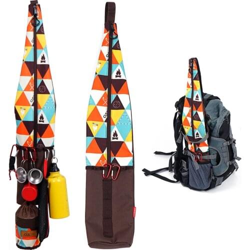 Trekking Pole Waterproof Rucksack Portable Crutch Storage Bag Fishing Rod Pouch