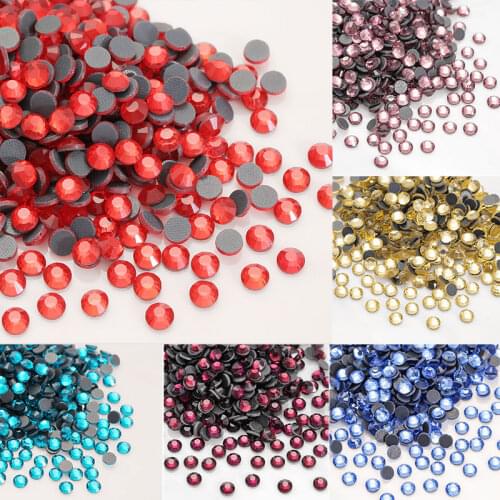 SS4-SS30 AAA Rhinestones Non Hot Fix FlatBack Strass Sewing & Fabric Garment Rhinestones Decorations High Quality Rhinestones