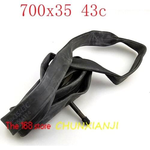 High Quaity 2pcs 700x35/43c Inner Tube Bike Road Tube Tires Bicycle Parts Straight Valve Stem 700*35/43c