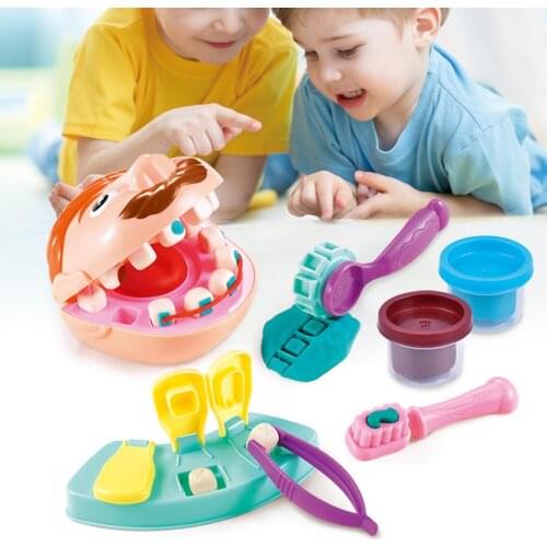 13Pcs Simulation Dentist Kit Tooth Extraction Clay Model Toys Dental Tool Set Children Toys Birthday Christmas New Year Gift