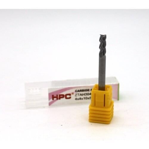 3*3*50/4*4*50 of 3 flutes HRC 60 mill cutter solid carbide end mill CNC machine milling tools