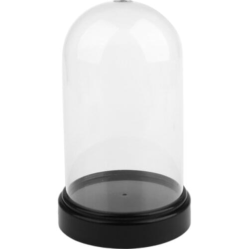 Acrylic Dustproof Case Box Round Base Showcase for Action Figure Model Toys