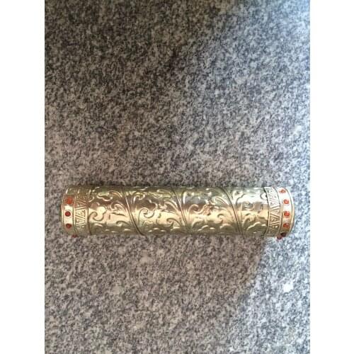 Envío Gratis cobre chino tallado nubes ver hermoso mundo caleidoscopio metal artesanía decoración del hogar