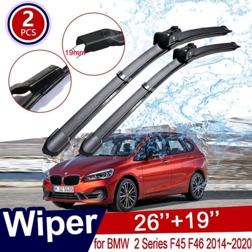 Car Wiper Blades for BMW 2 Series F45 F46 2014~2020 Windscreen Window Wipers 216i 218i 220i 225i 225xe 216d 218d 220d Car Goods