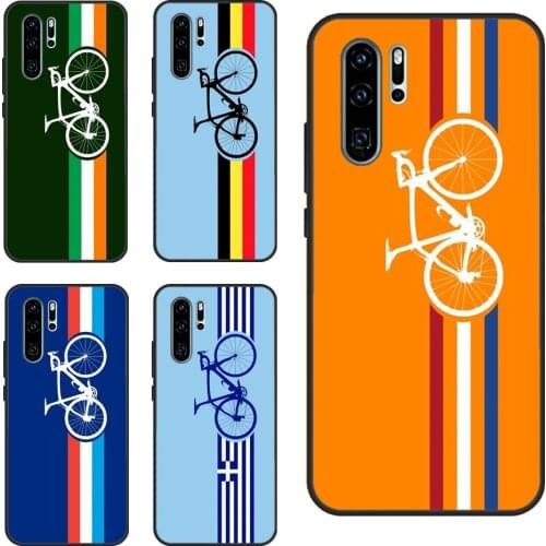 Bike Stripes German Italian National Road For Huawei P30 Lite P40 P20 Pro Nova 5T P Smart 2019 Case For Honor 20 10 X Lite 8X 9X