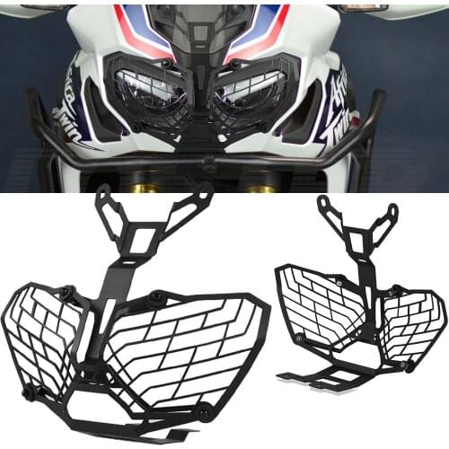 FOR Honda CRF 1000L Africa Twin ADVENTURE Sports 2017 2018 2019 2020 2021 Headlight Grille Guard Cover Head Light Lamp Protector