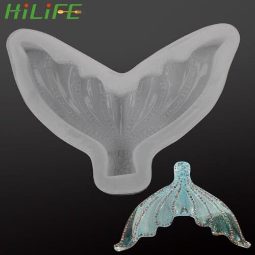 HILIFE Fondant Sugarcraft Chocolate Mould Cooking Tools Kitchen Accessories Cake Tools 3D MermaidTail Shape Cake Decorations