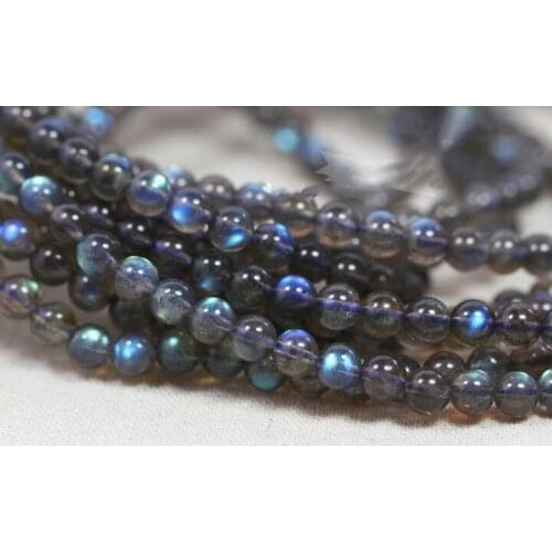 Labradorite smooth round 6.6-6.9mm AAAA for DIY jewelry making loose beads 69CM FPPJ wholesale nature gemstone