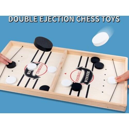 Montessori Bouncing Toys Double Catapult Interactive Board Game Parent-child Desktop Battle Catapult Toys