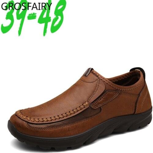 Mens Casual Shoes Brand 2021 Fashion Mens Loafers Moccasins Breathable Non-slip Driving Shoes Mens Sports Shoes Plus 39-48
