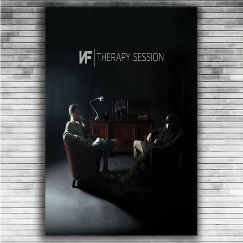 NF Rapper Hip Hop Music Star Rap Singer 3 Silk Fabric Wall Poster Art Decor Sticker Bright