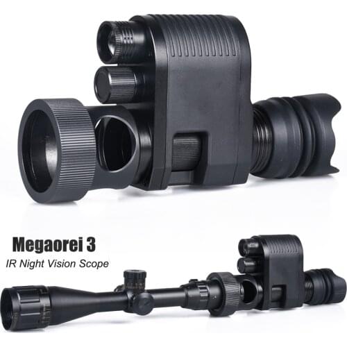 Megaorei 3 Scope Riflescope Night Vision Monocular Rifle Scope Sight Camera Video Photo Infrared Laser IR Hunting Camera