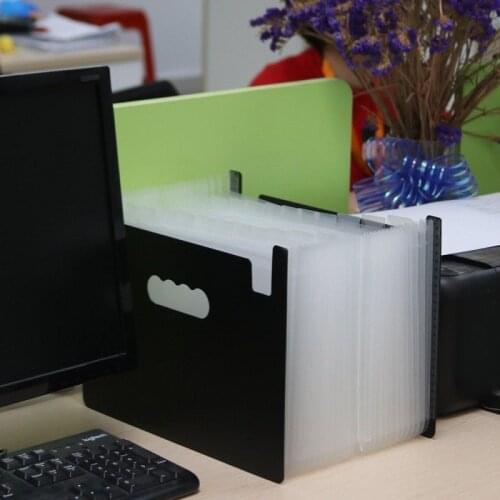 13/24 Pockets Expanding File Folder Works Accordion Office A4 Document Organizer can CSV