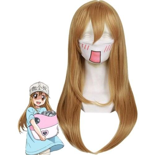 Platelet Hairs Cosplay Cells at Work Manga Blood Platelet Cosplay Hairs Blonde Flaxen Headwear
