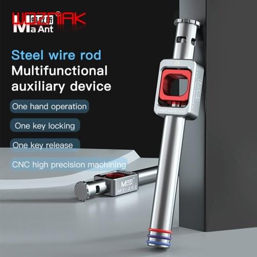 Maant MY-202 Steel Wire Rod MultIfunctional Auxiliary Device Diamond Wire LCD Screen Separation Cutting Wire Metal Handle Tools