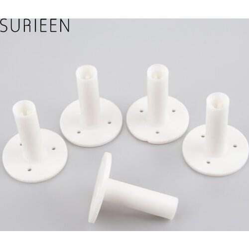 SURIEEN 5 Pcs 57mm Tees Rubber Golf Driving Range Mat Tees Holders Practice Training Divot Tool White Golf Rubber Tee Holder