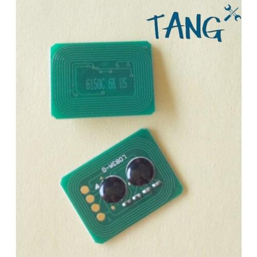 2pc 43865708 43865707 43865706 43865705 Toner chip for OKI C5650 C5750 laser printer copier cartridge refill