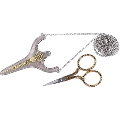 Vintage Retro French style with storage scissors Scissors Handcraft embroidery thread Sewing Scissors Cross Stitch scissors