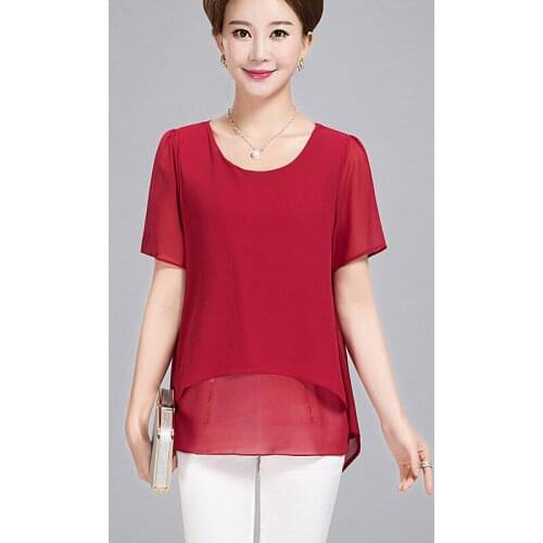 2021 Summer Fashion Korean style women chiffion Shirt Vintage Blouse plus size L-8XL Female casual Street Shirts Tops