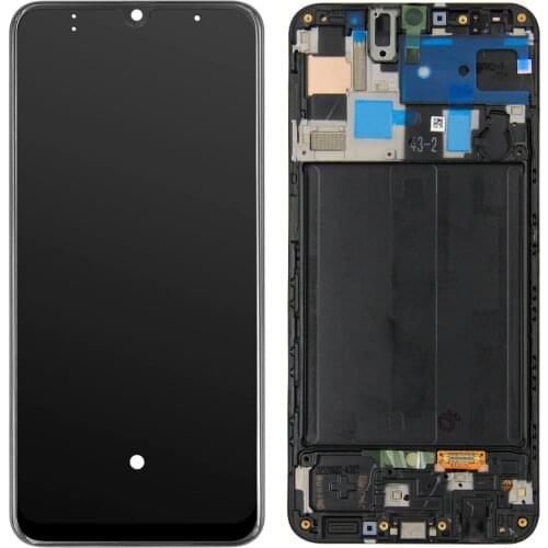 AAA LCD Display For Samsung Galaxy A50 A505 SM-A505F A505DS A505F A505A LCD Display Touch Screen Digitizer Assembly + Frame