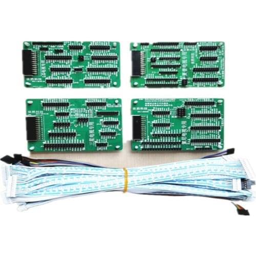 LCD TV repair artifact universal tooling 4-piece adapter plate plus a full set of wiring