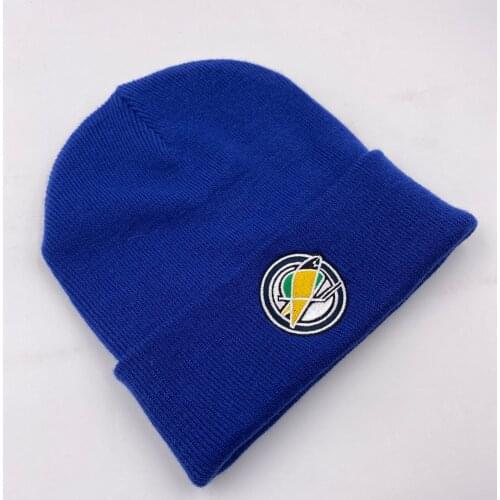 COLDINDOOR Winter knitted fans hats with an embroidery logo