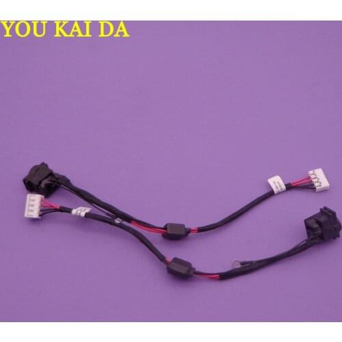 1pcs DC POWER JACK w/ CABLE for Samsung NP365EC5 NP355V5C NP350V5C P/N: DC30100KB00 CHARGE PORT CONNECTOR with free shipping